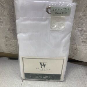Wamsutta White Luxury Shower Curtain Liner